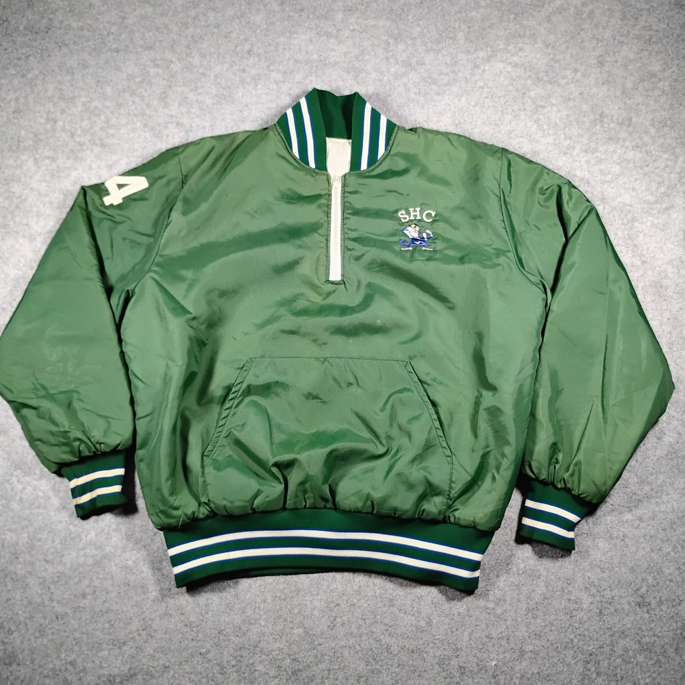 Vintage 90s Fighting Irish Sacred Heart Cathedral Prep Windbreaker Jacket XL